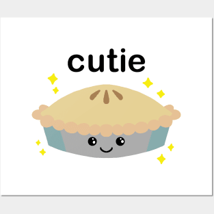 Cutie Pie (white) Posters and Art